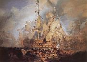 J.M.W. Turner The Battle of Trafalgar Germany oil painting artist